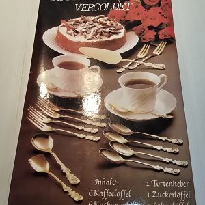 Kaffeebesteck 15-tlg Vergoldet