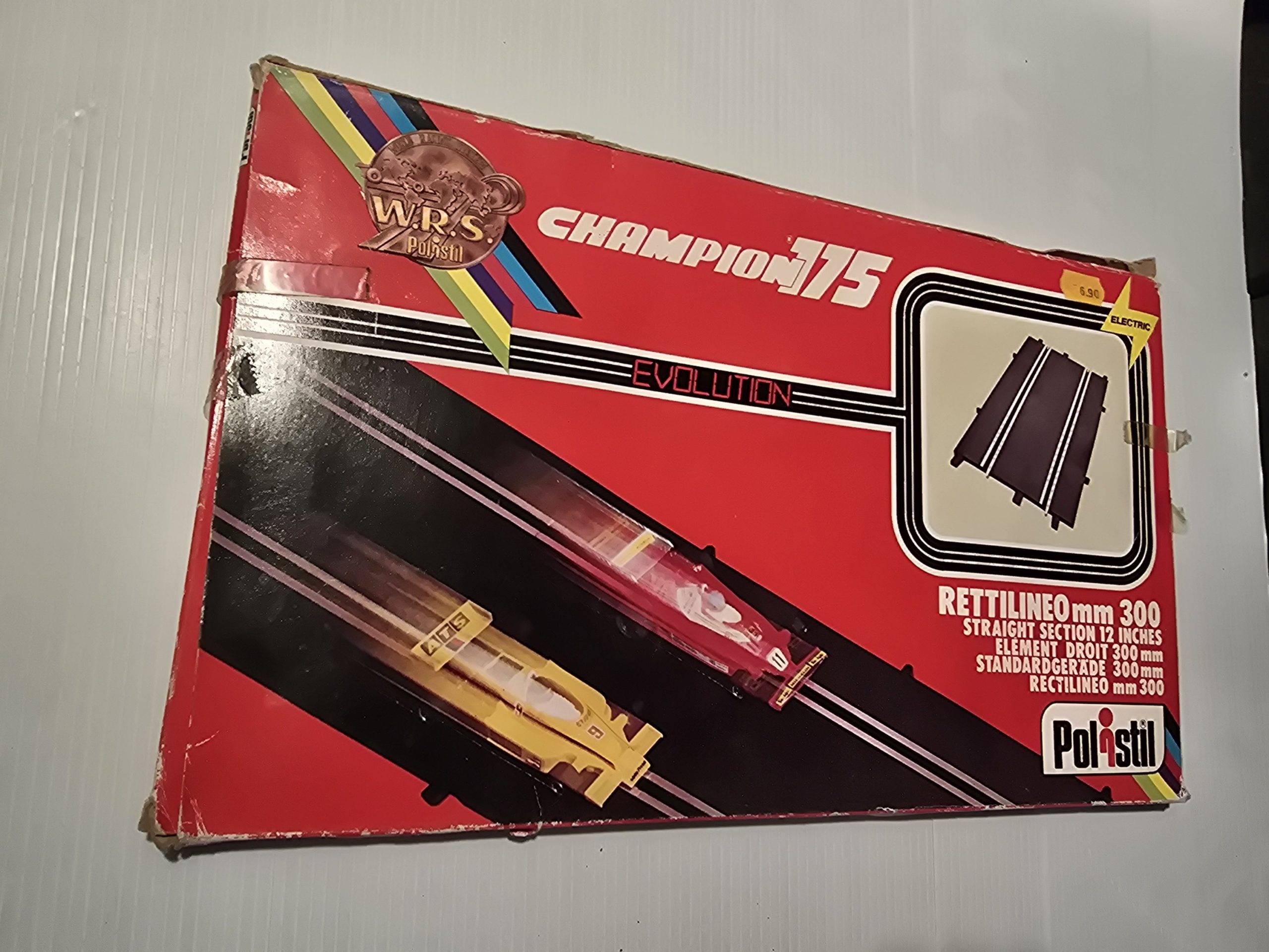 Polistil A8 Evolution Champion 175 Straight Section 12 inches