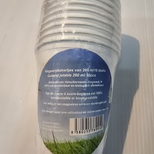 Disposable Cups 260ml 10 stuks