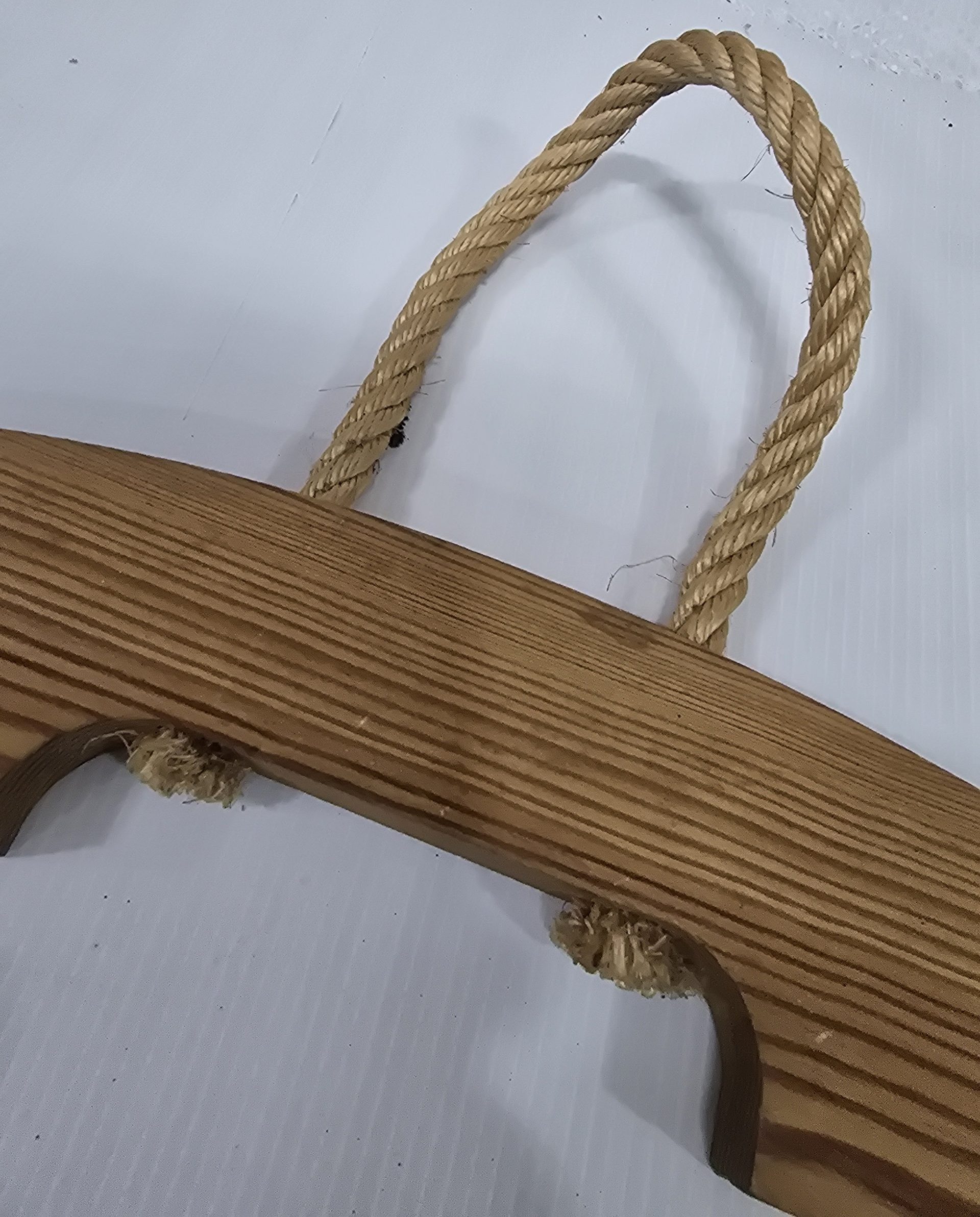 Wooden coat hanger - hand made - Image 2