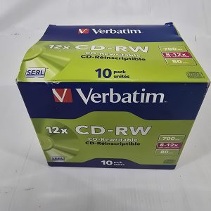 Verbatim 12x CD-RW CD-Rewritable 10 pack