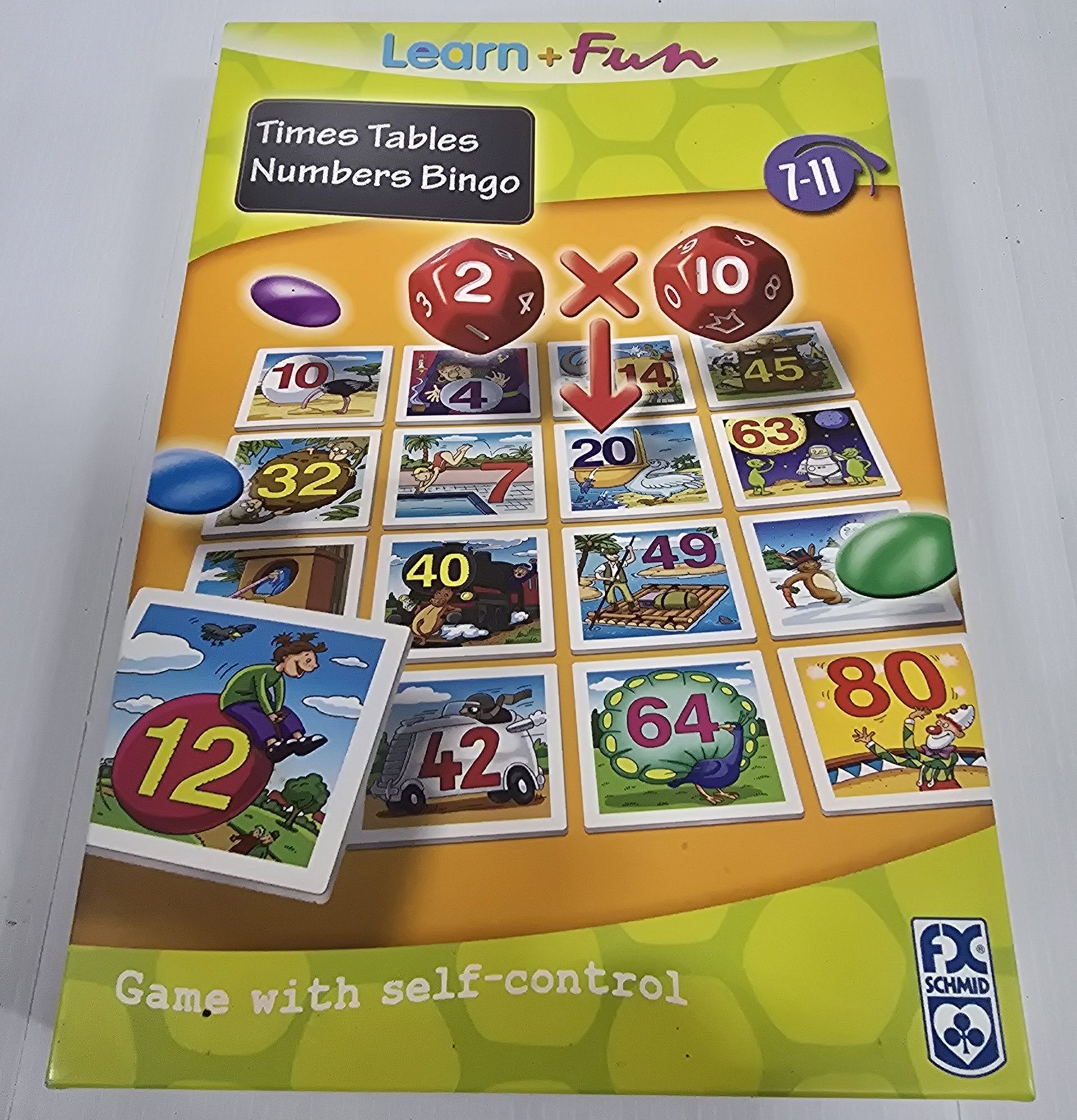FX Schmid Learn+Fun - Times Tables Numbers Bingo