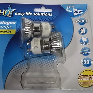 HQ Halogen lamps warm white H-GU10-34