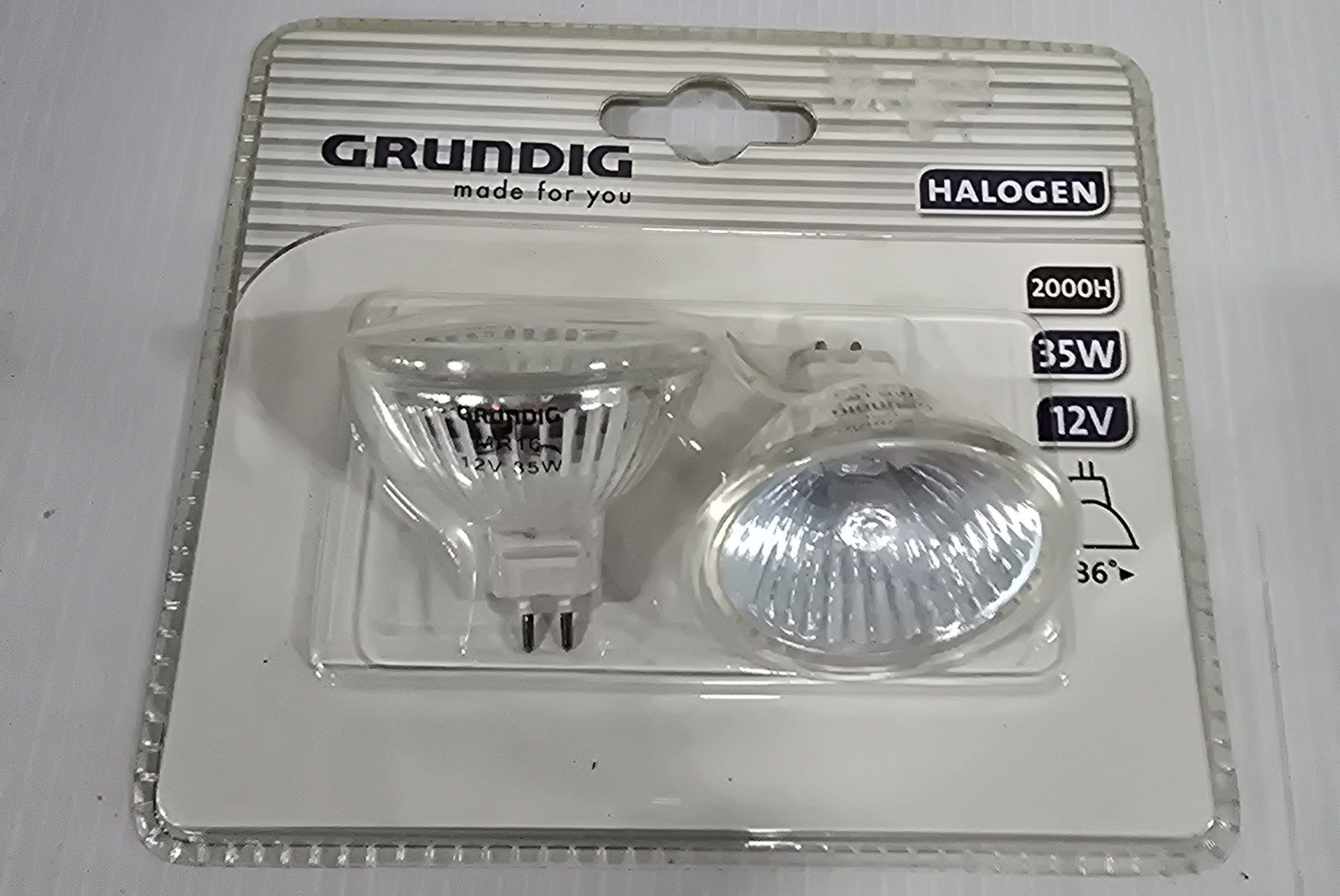 Grundig Halogen 2pcs set 35W 12V MR16 GU5.3 36°