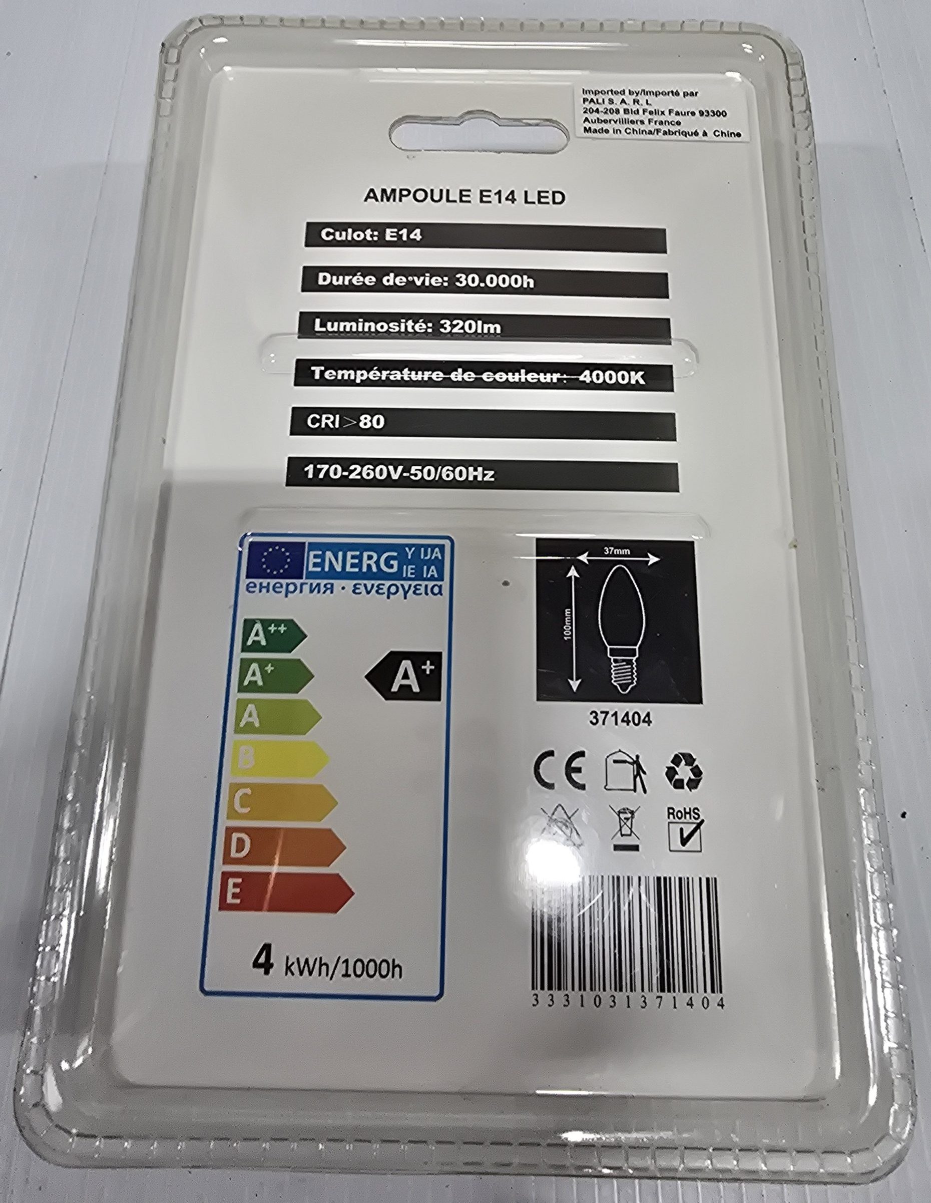 Pali Ampoule E14 LED 4W - Image 2