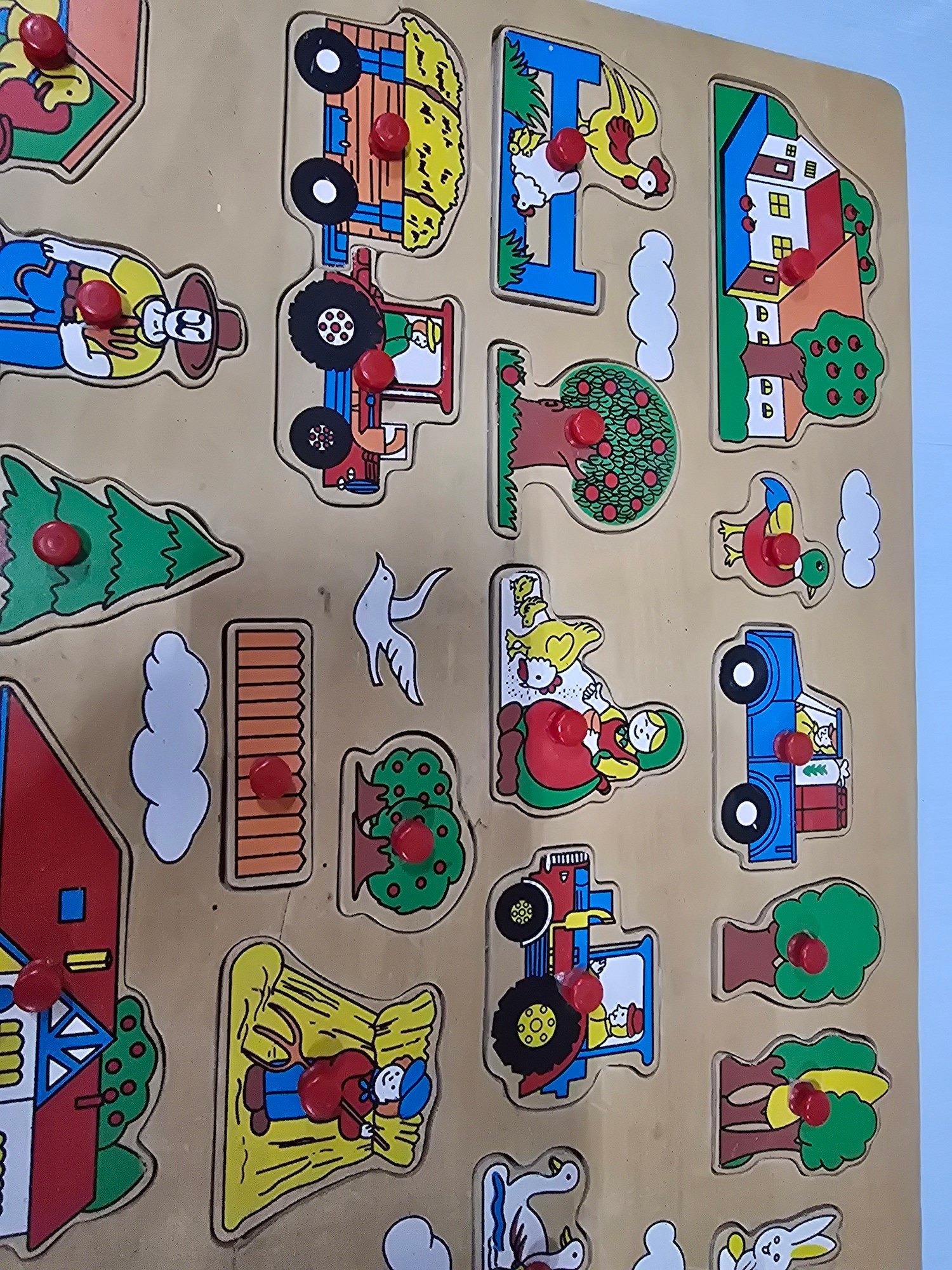 Wooden puzzle farm large - Image 2