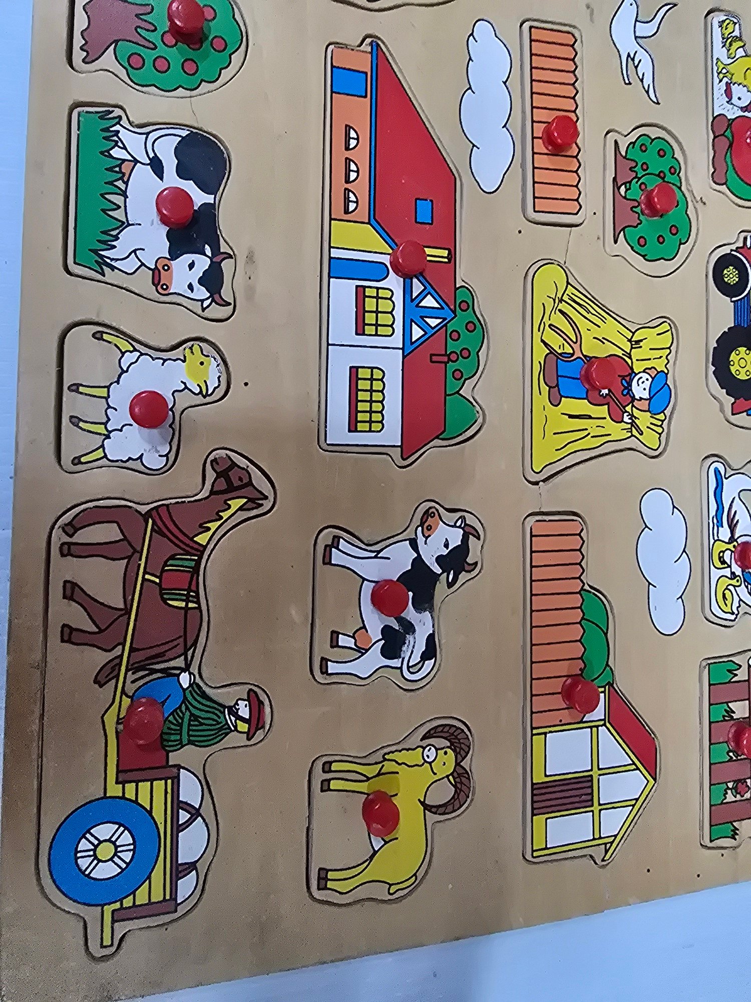 Wooden puzzle farm large - Image 3