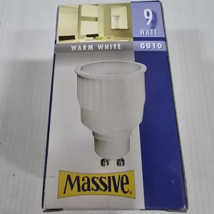 Massive Warm White Gold GU10 9Watt