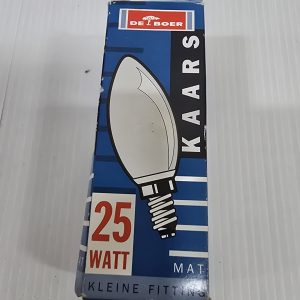 De Boer Kaars 25 Watt Mat Kleine Fitting