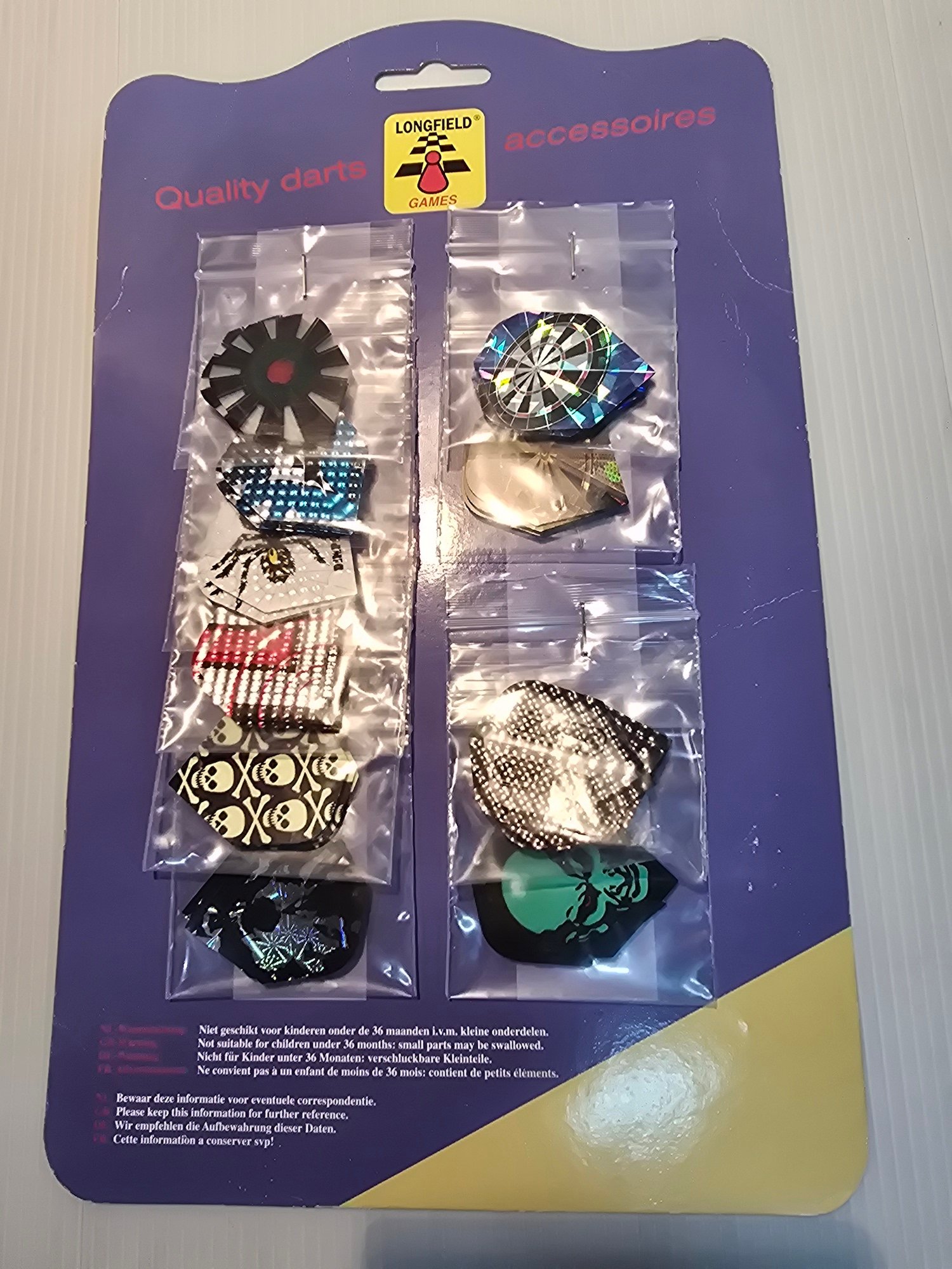 Longfield Games Quality Darts Accessoires 10 sets of dart flights